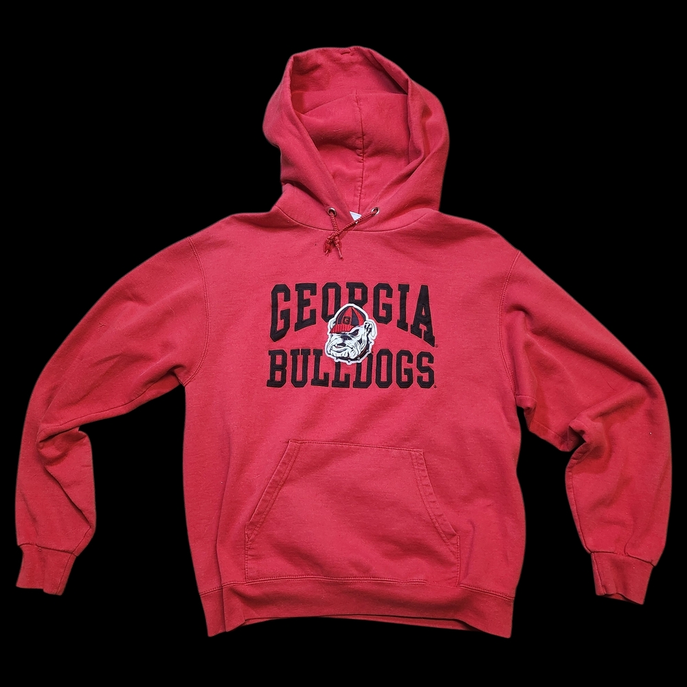 Vintage 00s Champion Red Hoodie Georgia Bulldogs Pride! Y2k Great Condindition